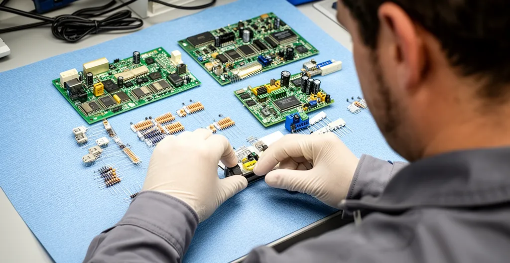 Préparation de composants électroniques OEM en zone ESD