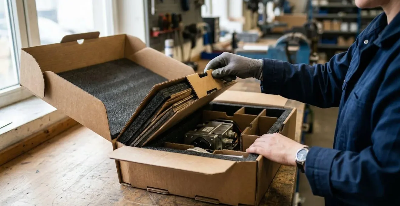 Emballage industriel intelligent avec système d'ouverture optimisé pour intégrateurs B2B