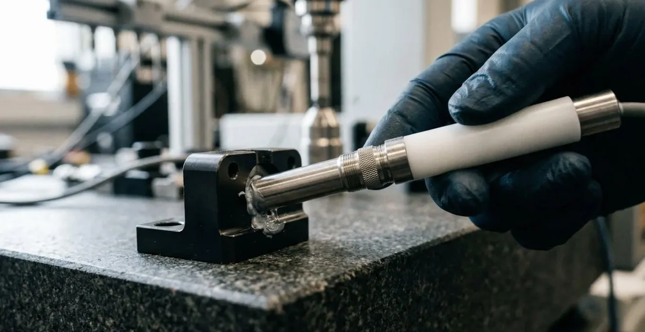 Installation de sondes de compensation thermique sur une machine de mesure tridimensionnelle
